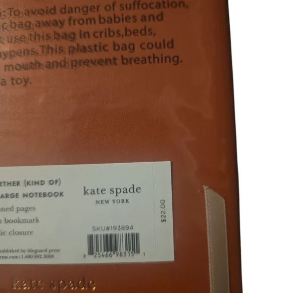 Kate Spade Orange Journal - Picture 4 of 4
